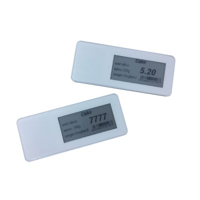 2.13 inch eink display wireless transmission zero power electronic shelf label price tag