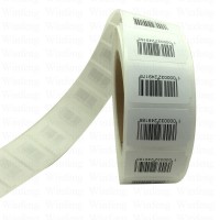 UHF rfid label with barcode for warehouse stock control and logistic management